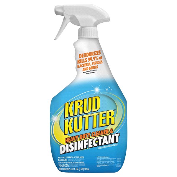 slide 1 of 1, Krud Kutter Heavy Duty Cleaner & Disinfectant  DH326 Spray, 32 oz