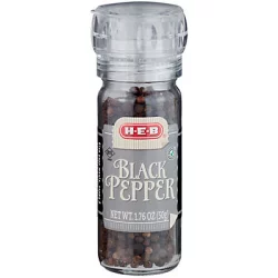 H-E-B Black Pepper With Grinder