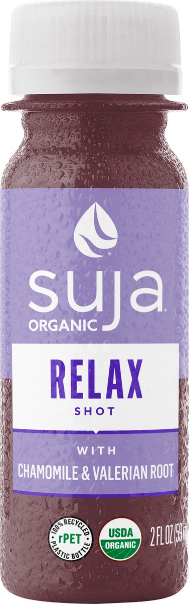 slide 3 of 8, Suja Juice Co Suja Organic Relax Shot with Chamomile & Valerian Root, 2 FL OZ., 2 fl oz