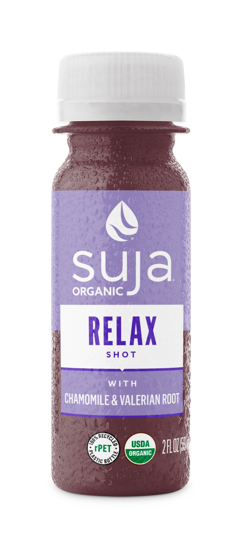 slide 1 of 8, Suja Juice Co Suja Organic Relax Shot with Chamomile & Valerian Root, 2 FL OZ., 2 fl oz