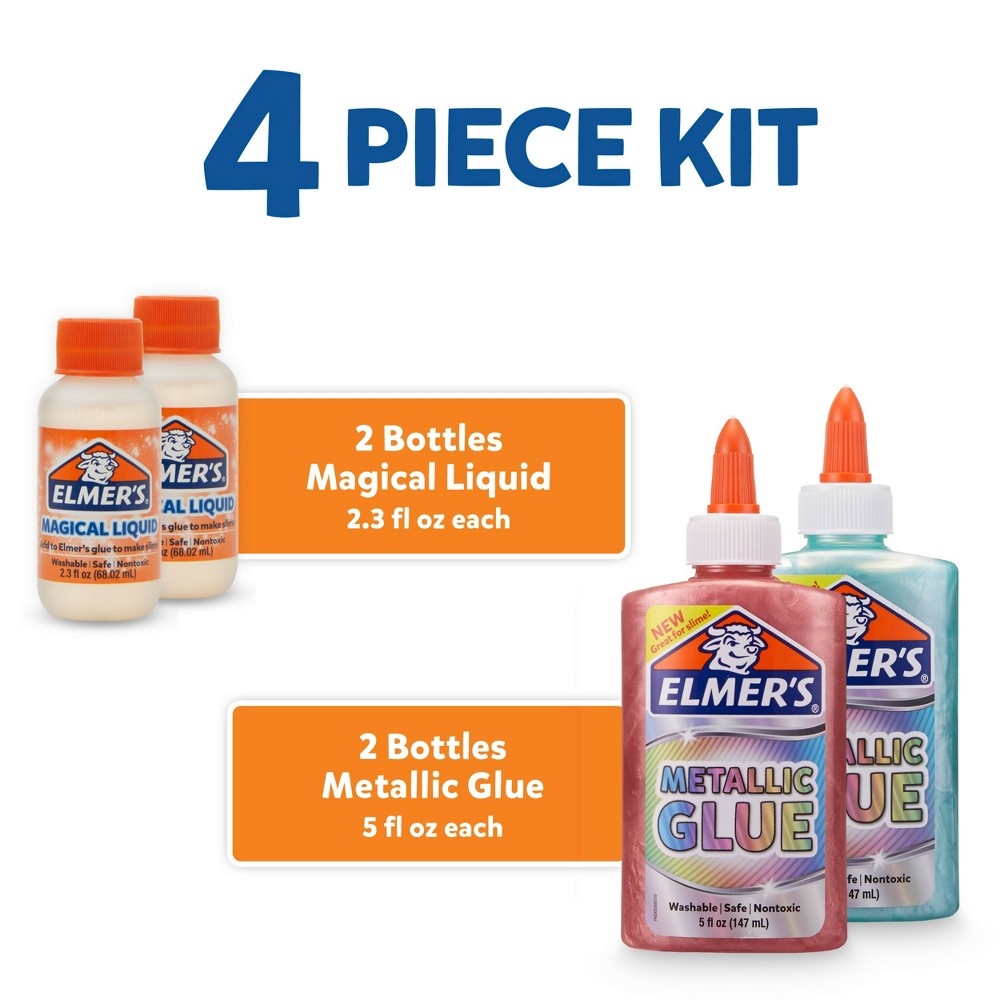 slide 2 of 2, Elmer's Metallic Glue Kit, 1 ct