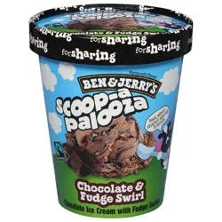 Ben & Jerry''s Scoop-apalooza Chocolate & Fudge Swirl Ice Cream 28 fl oz