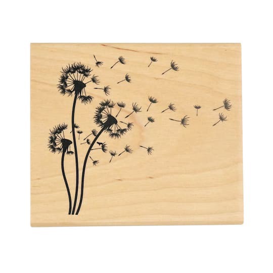 slide 1 of 7, Dandelion Stamp By Recollections, 5 in x 3 in x 1 in
