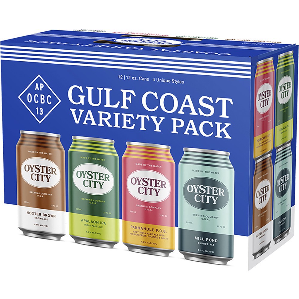 slide 1 of 1, Oyster City Gulf Coast Variety Pack, 12 ct