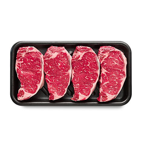 slide 1 of 1, Beef Top Loin New York Strip Boneless Whole Imported, per lb
