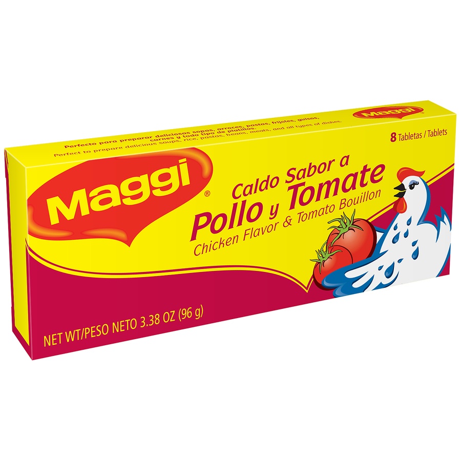 slide 1 of 1, Maggi Chicken Flavor and Tomato Bouillon, 8 ct