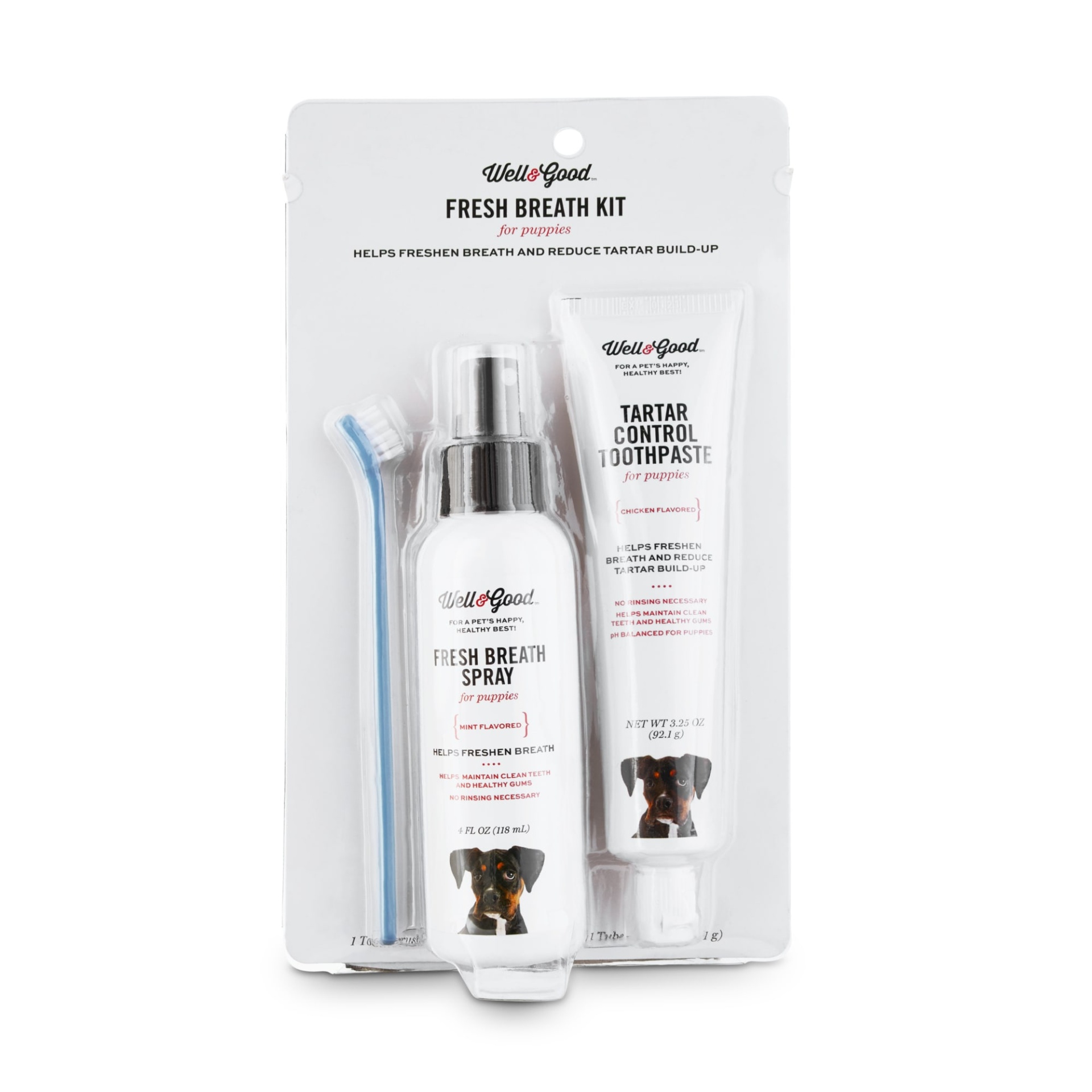 slide 1 of 1, Well & Good Fresh Breath Puppy Kit, 3.25 oz