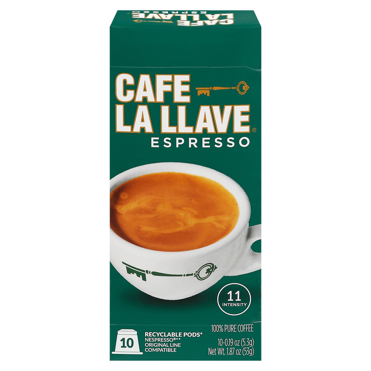 slide 1 of 8, Café La Llave Esp Cap, 10 ct; 1.87 oz