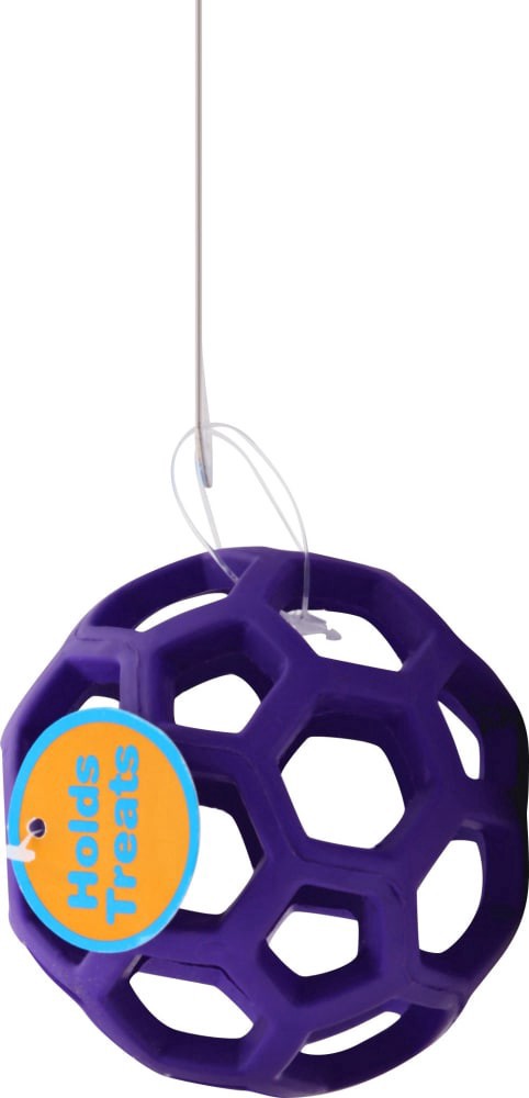 slide 1 of 6, JW Pet Hol-ee Roller Tug & Treat Ball, 3 oz
