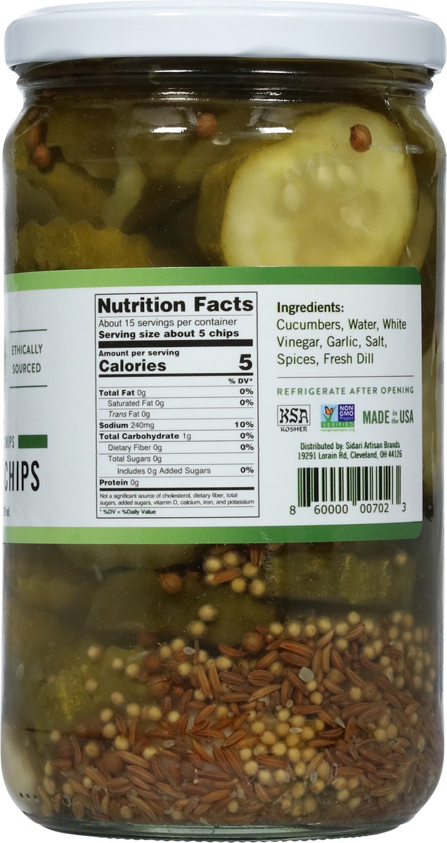 slide 4 of 14, Randy's Artisanal Deli Style Crisp Garlic Dill Chips 24 fl oz, 24 fl oz