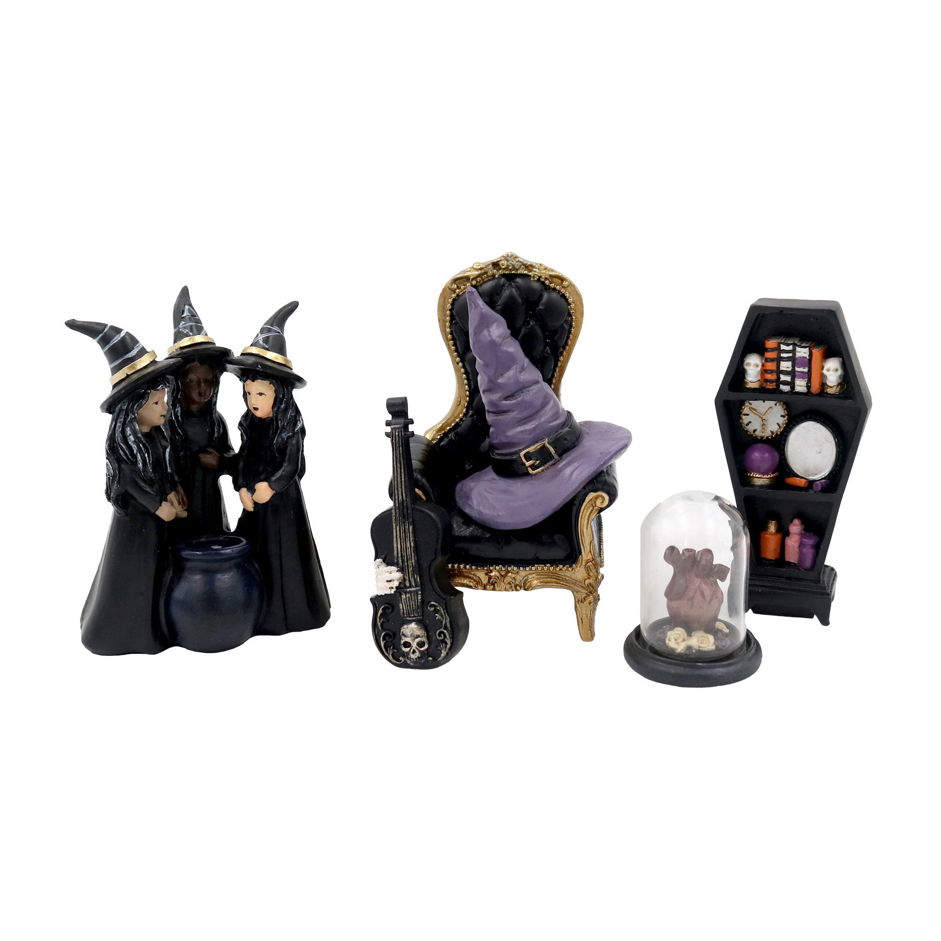 slide 2 of 5, Mini Chair With Witch Hat By Ashland, 1.89 in x 3.42 in x 2.27 in