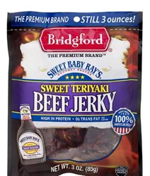 Bridgford Sweet Baby Ray's Sweet Teriyaki Beef Jerky