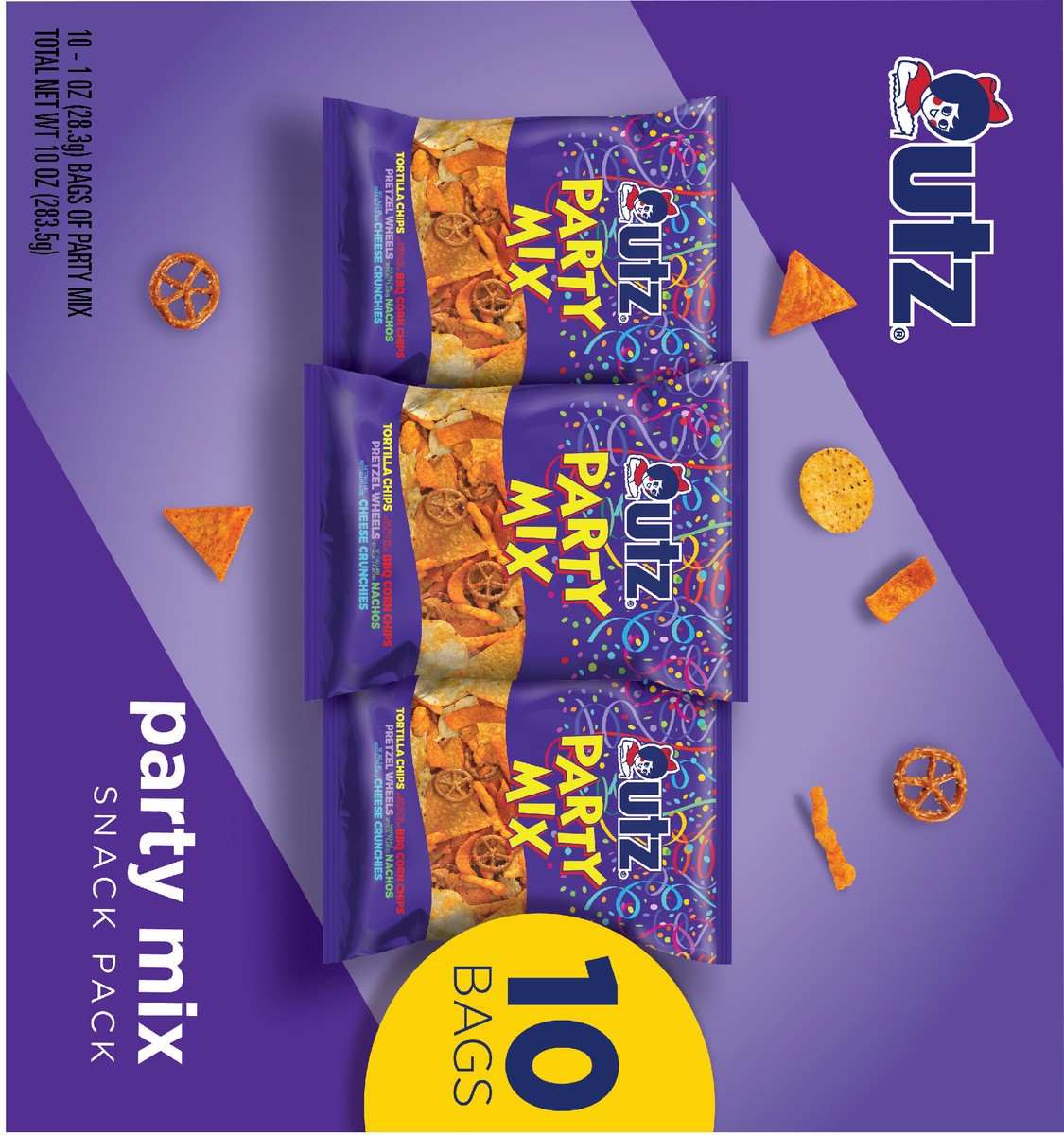 slide 11 of 11, Utz 10 oz Utz Party Mix Multipk - 10 Ct, 10 ct