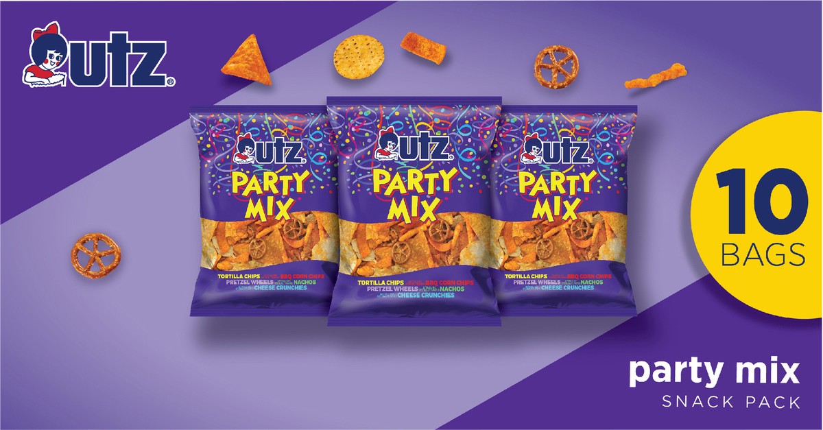 slide 6 of 11, Utz 10 oz Utz Party Mix Multipk - 10 Ct, 10 ct