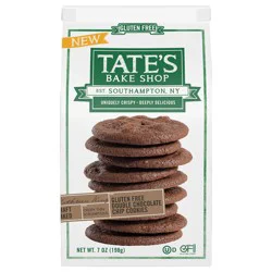 Tate's Bake Shop Gluten Free Double Chocolate Chip Cookies, 7 oz