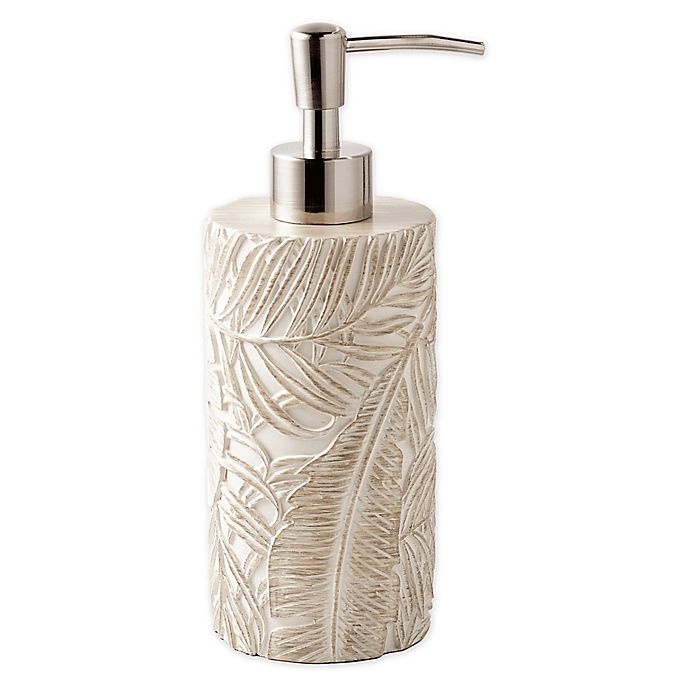 slide 1 of 4, Tommy Bahama Destinations Palm Wood Lotion Dispenser, 1 ct