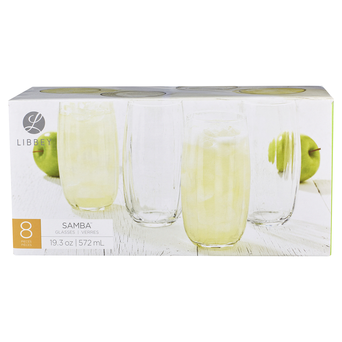 slide 1 of 1, Libbey Samba Cooler set, 18 oz