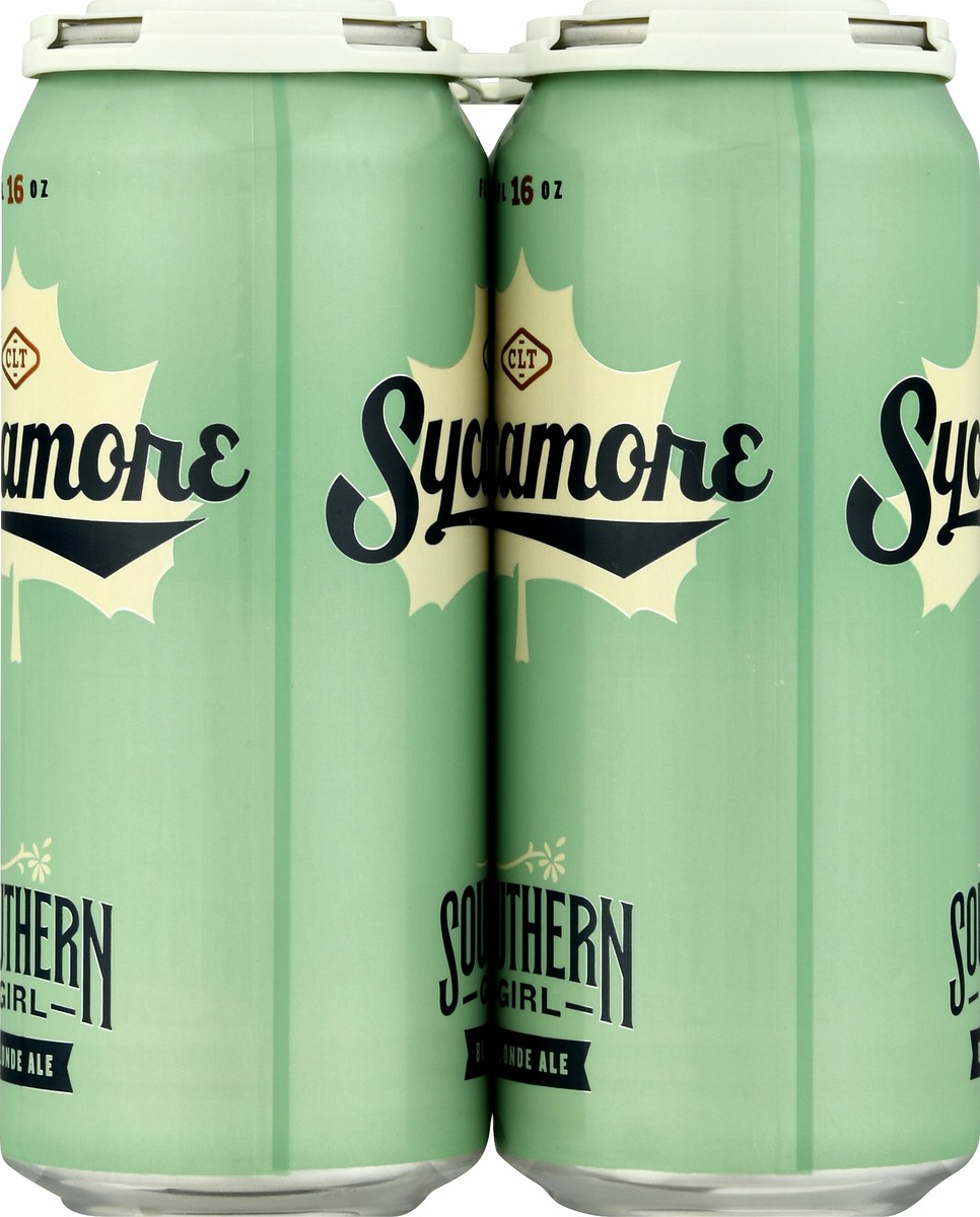 slide 7 of 9, Sycamore Blonde Ale Southern Girl Beer 4 ea, 4 ct
