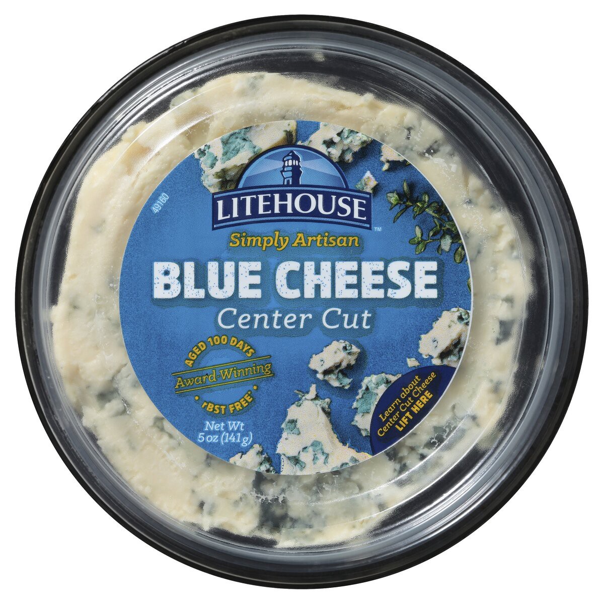 slide 4 of 12, Litehouse Cheese, Blue Cheese Center Cut, 141 g