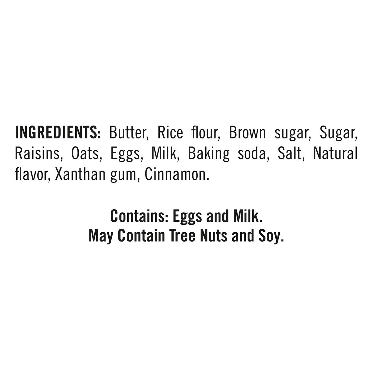 slide 12 of 14, "tate's Gltn Free Oatmeal Raisin", 7 inoz in