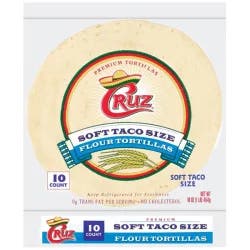 Cruz 8" Press Soft Taco Size Tortilla