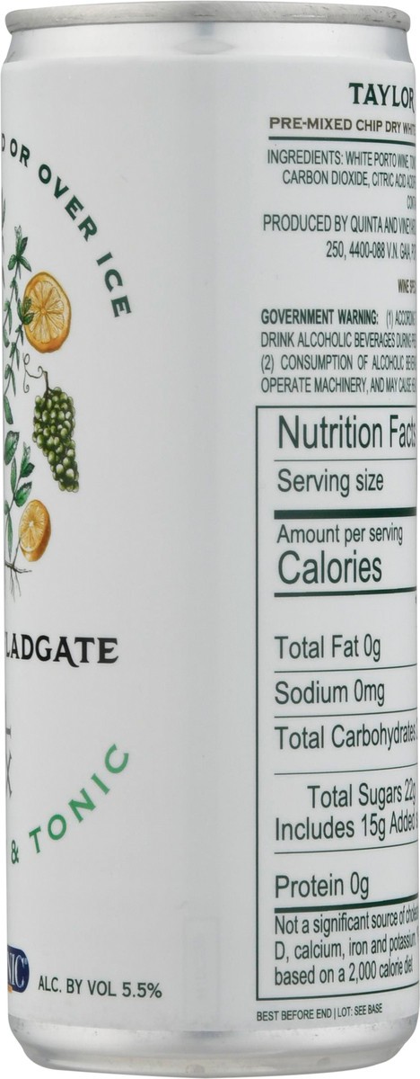 slide 8 of 9, Taylor Fladgate - Chip Dry White Cans, 250 ml (250x24), 250 ml