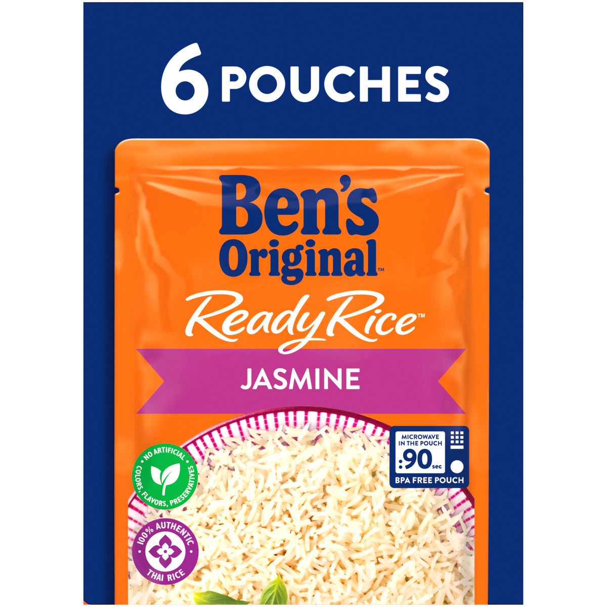 slide 10 of 11, Ben's Original Ready Rice, Jasmine Club Case - 51 lb, 51 lb