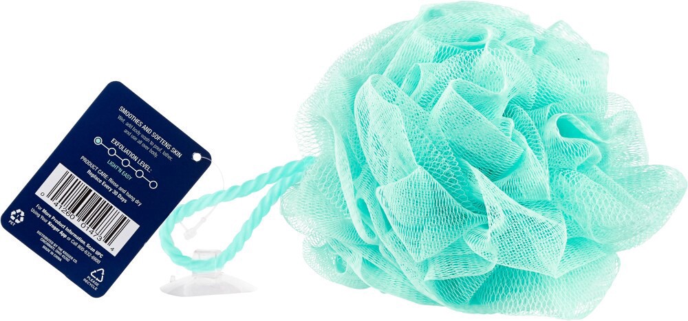 slide 2 of 2, Pretty Savvy Green Mesh Pouf, 1 ct