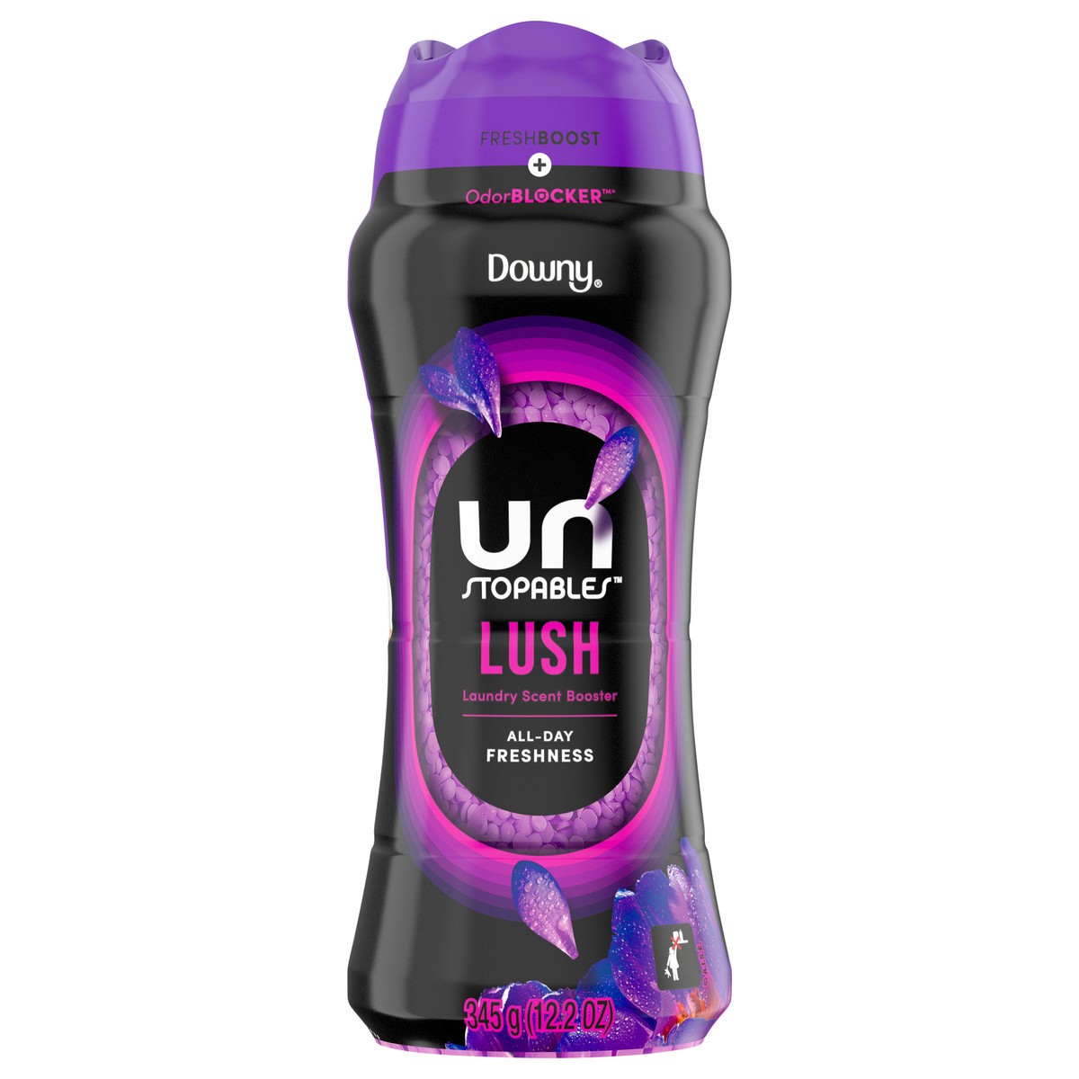 slide 1 of 11, Downy Unstopables In Wash Scent Booster Beads, Lush Scent, 12.2 oz, Laundry Beads for Odor Protection, Downy Scent Booster Beads, Laundry Scent Boosters, 12.2 oz