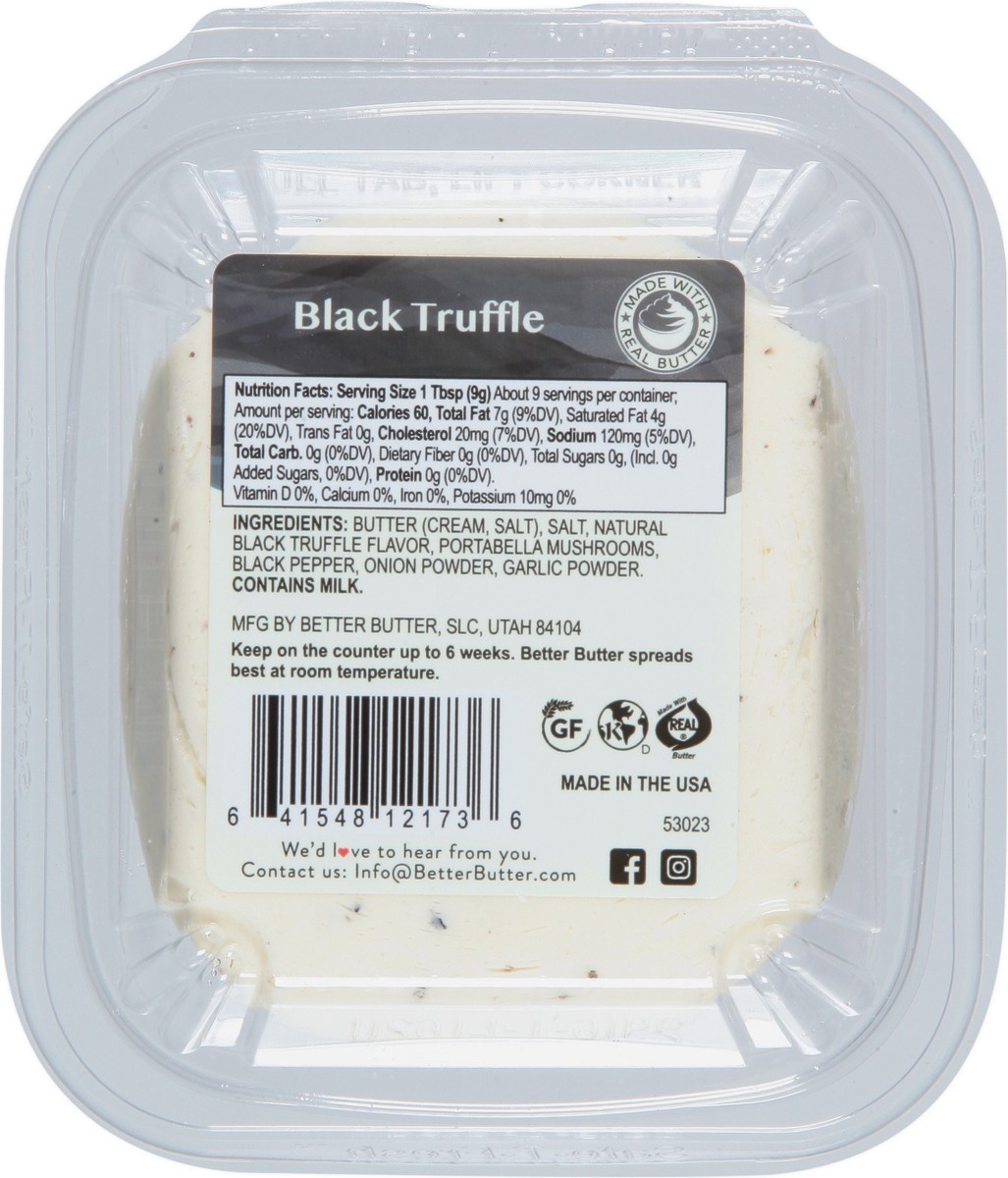 slide 6 of 9, Better Butter Black Truffle Butter 3 oz, 3 oz