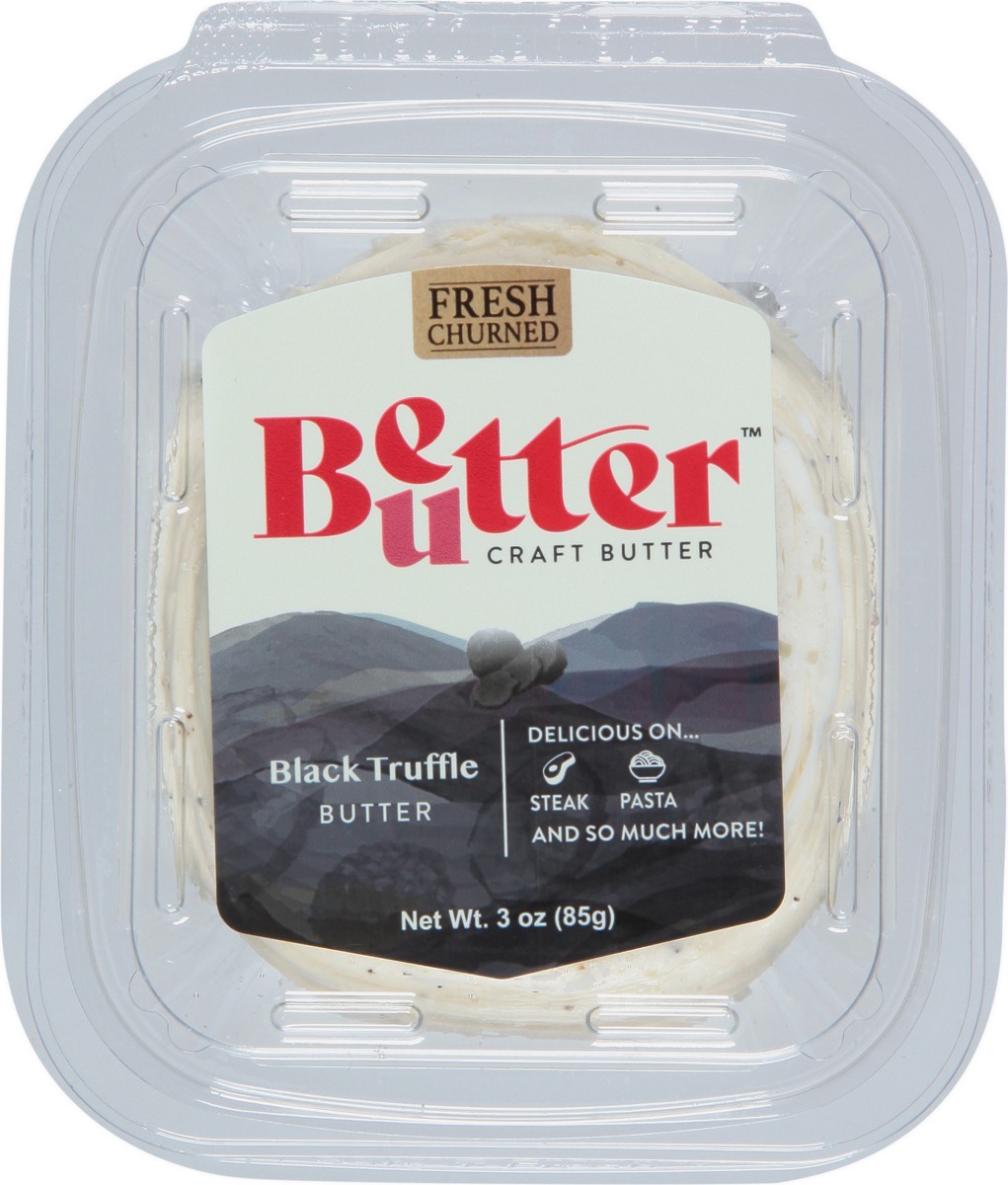 slide 2 of 9, Better Butter Black Truffle Butter 3 oz, 3 oz