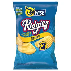 Wise Original Ridgies Chips 3 oz