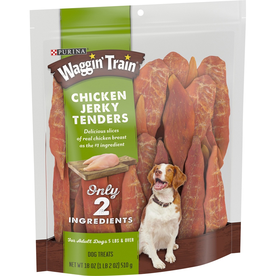 purina waggin train chicken jerky dog treats