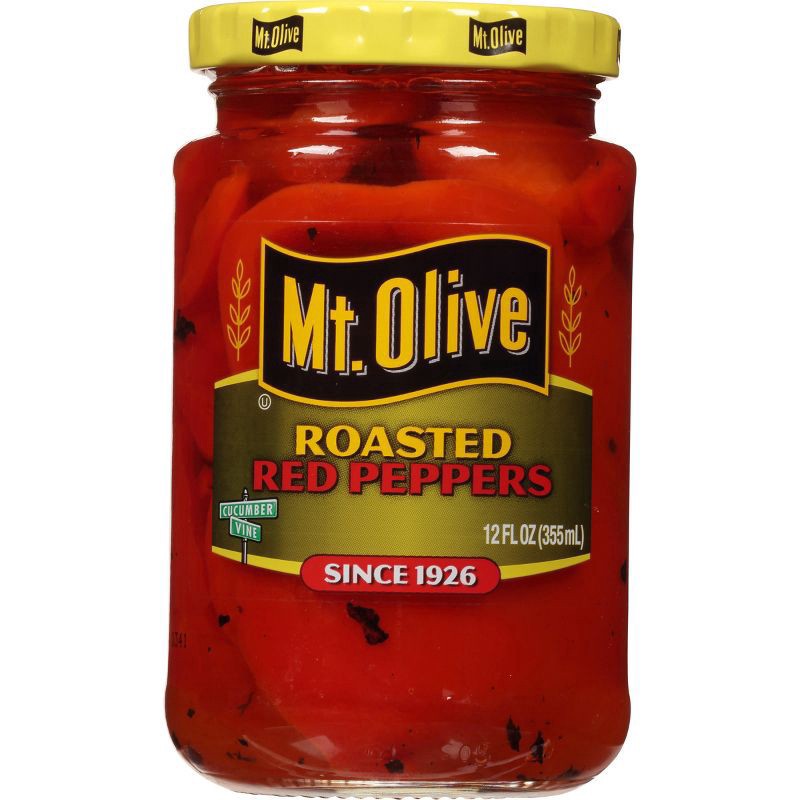 slide 1 of 4, Mt. Olive Roasted Red Peppers - 12 fl oz, 12 fl oz