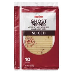 Meijer Sliced Ghost Pepper Cheese - 6 oz