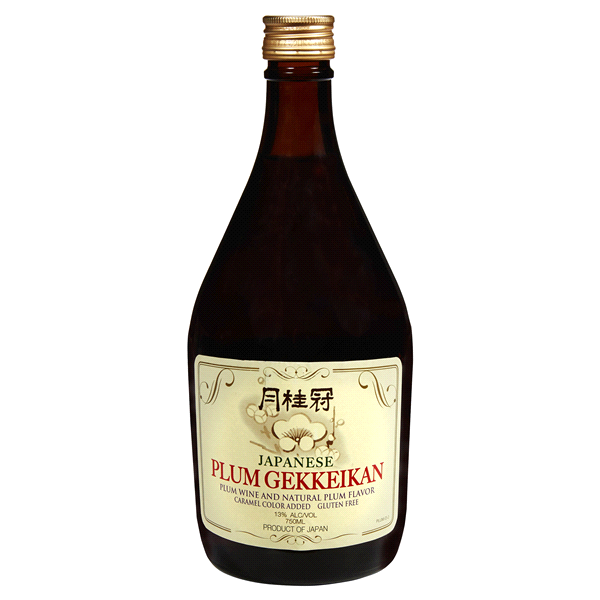 slide 1 of 1, Gekkeikan Wine, Plum, Japanese, 25.4 oz