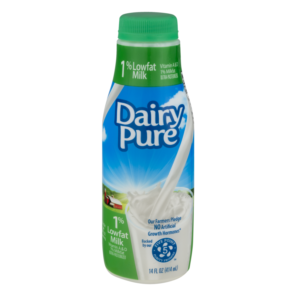 slide 1 of 1, Dairy Pure Chug - 1% Lowfat Milk, 14 fl oz