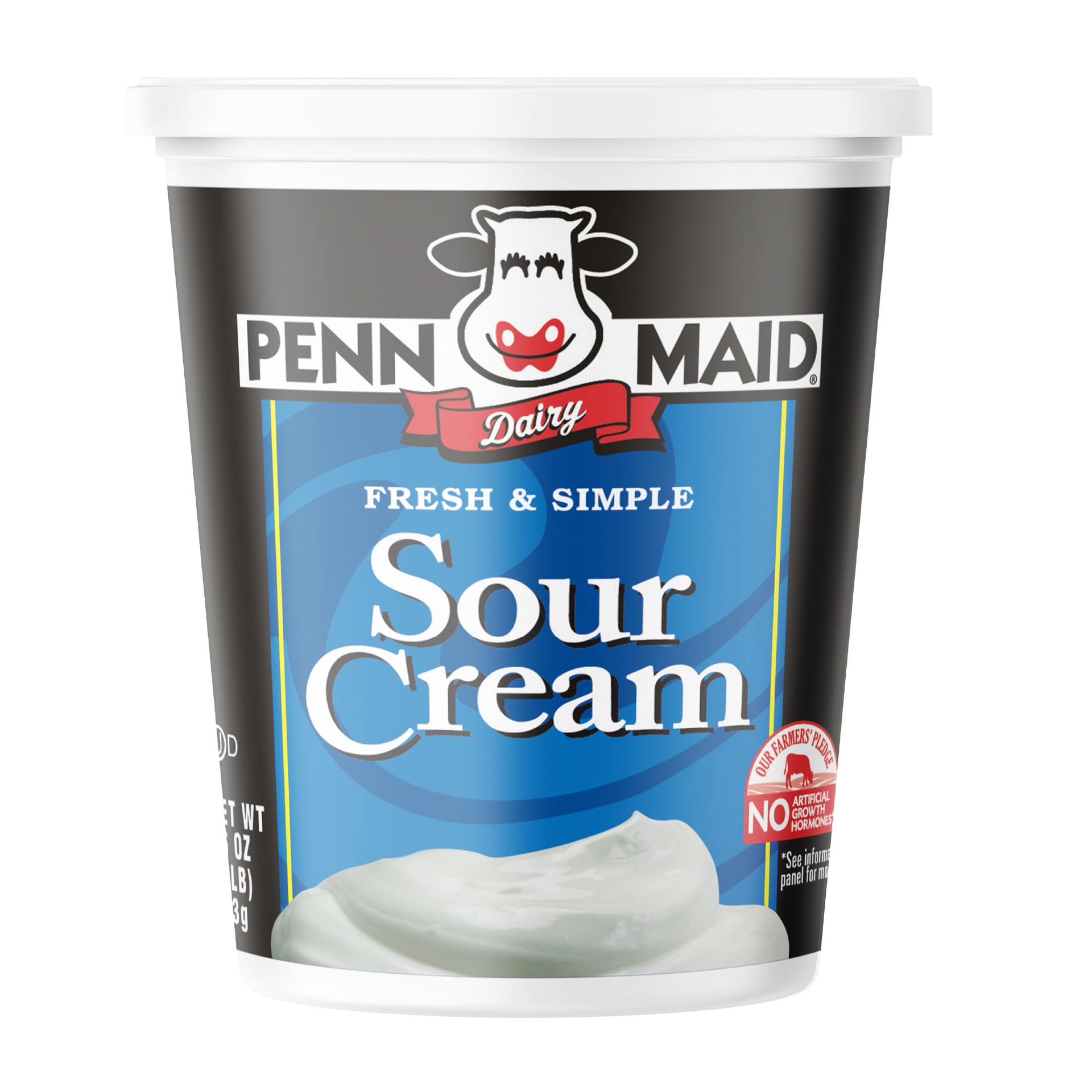 slide 1 of 8, Penn Maid Sour Cream, 16 oz, 16 oz