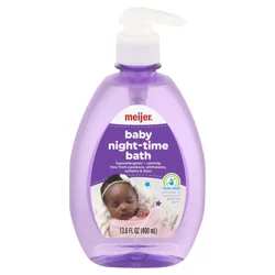 Meijer Baby Nighttime Bath