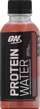 slide 1 of 1, Optimum Nutrition On On Protein Water Trop Fruit Pnch 16 Oz, 16 oz