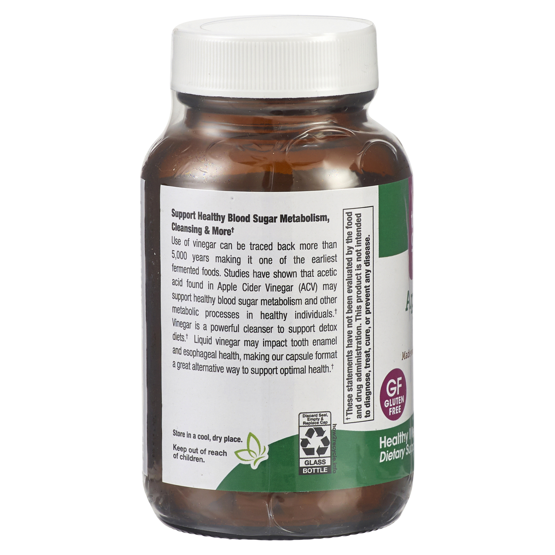 slide 9 of 9, True Goodness Apple Cider Vinegar Supplements, 60 ct