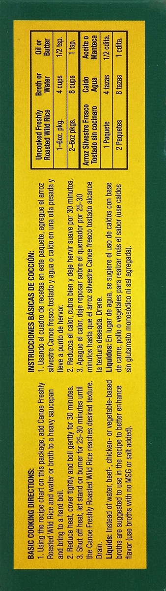 slide 4 of 5, Canoe Wild Rice 12 oz, 12 oz