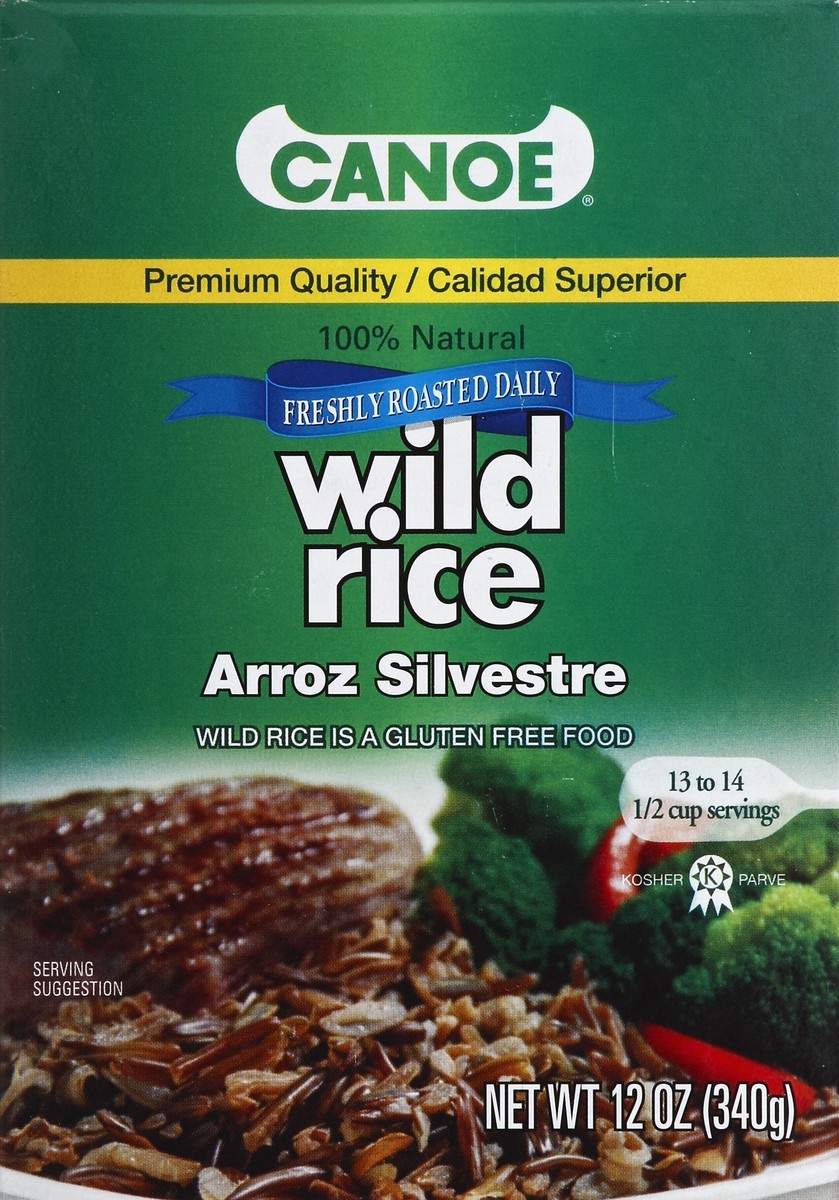 slide 3 of 5, Canoe Wild Rice 12 oz, 12 oz
