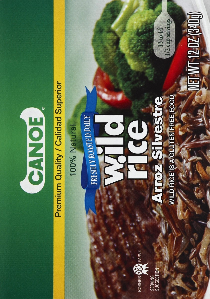 slide 5 of 5, Canoe Wild Rice 12 oz, 12 oz