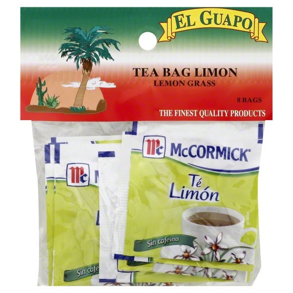 slide 1 of 1, El Guapo Tea - Lemon Grass, 8 ct