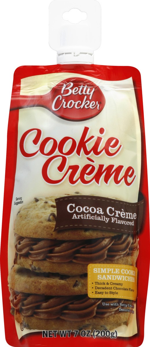 slide 2 of 2, Betty Crocker Cookie Creme, Cocoa, 7 oz