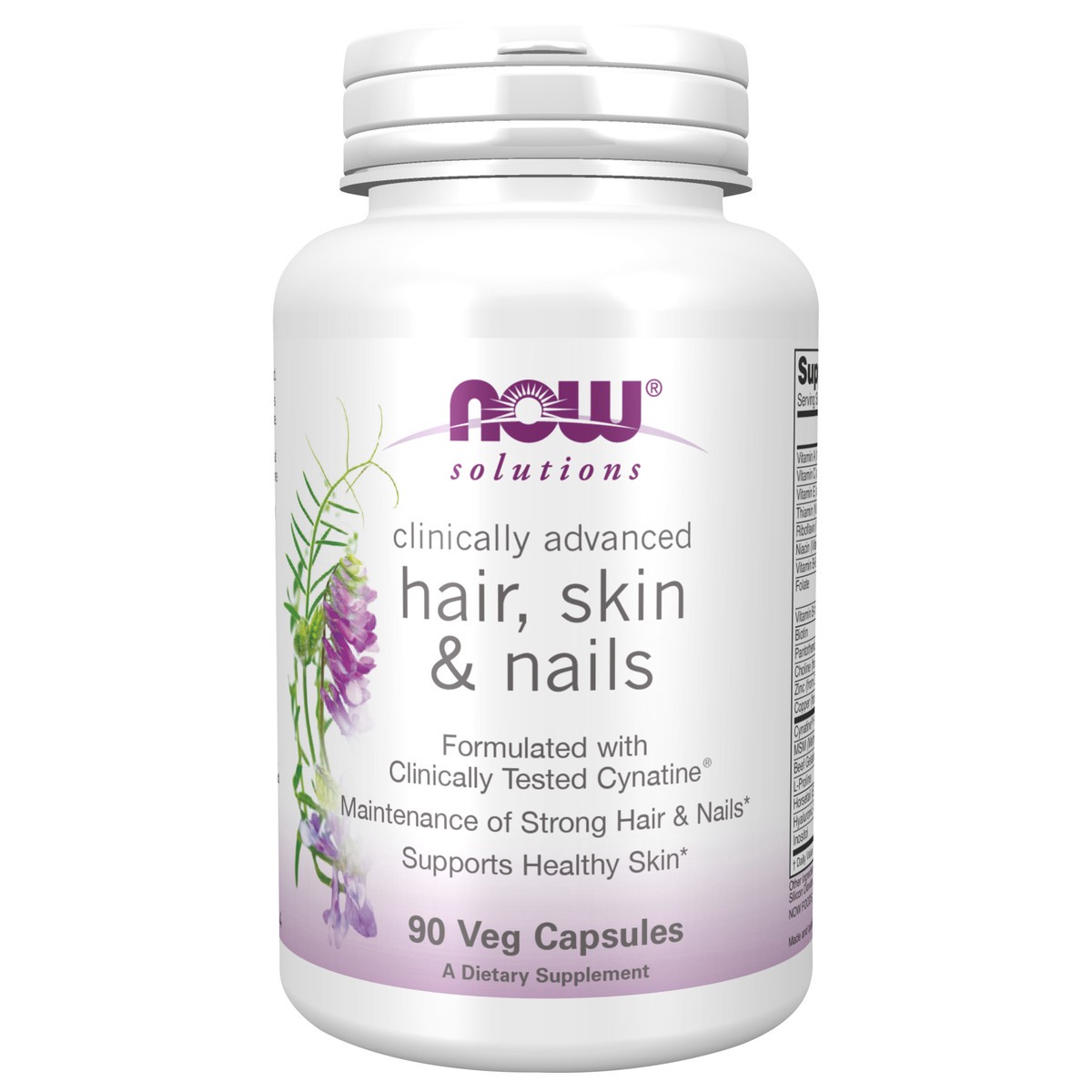 slide 1 of 5, NOW Hair, Skin & Nails - 90 Veg Capsules, 90 ct