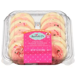 Sweet P's Bake Shop Pink Frosted Sugar Cookies 13.5 oz
