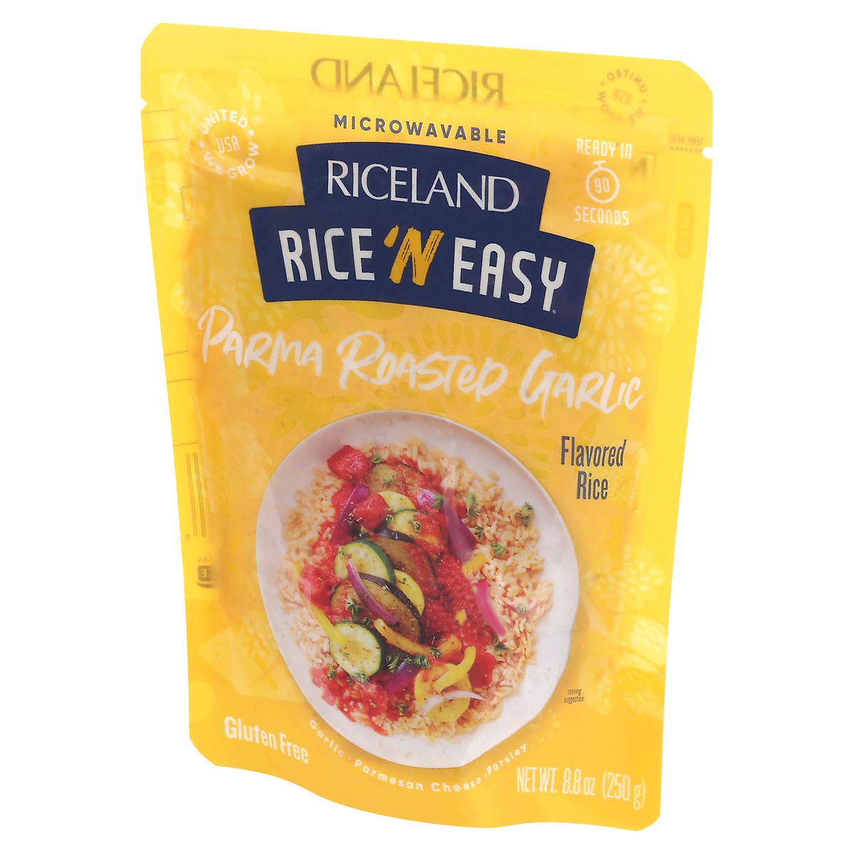 slide 4 of 13, Riceland Rice'N Easy Parma Roasted Garlic, 8.8 oz