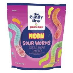 The Candy Shop by Giant Eagle Neon Sour Worms